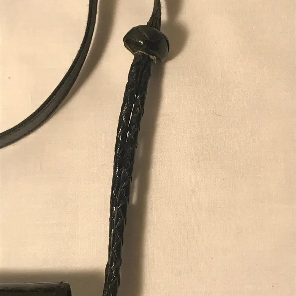 VINTAGE REPTILE LEATHER CROSSBODY BAG